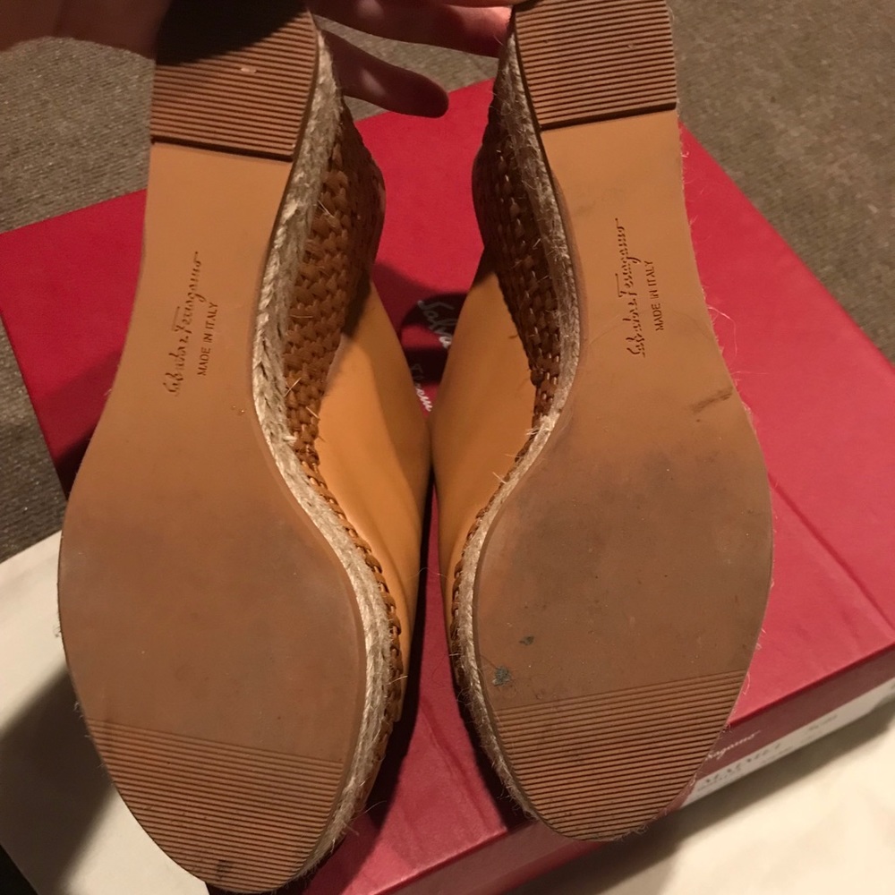 Salvatore Ferragamo Maimei Wedge Slide Sandals - Picture 3 of 4